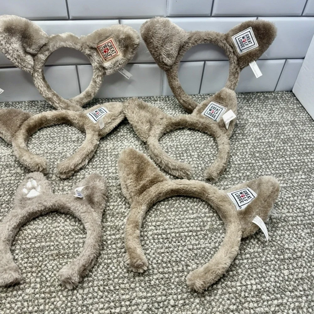 Great Wolf Lodge Ear Headbands Party Set Of 9 EUC‎ Pool Party Fun Decorations